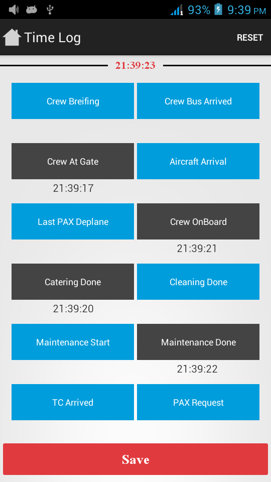 Cabin leaders android - Show time log entries