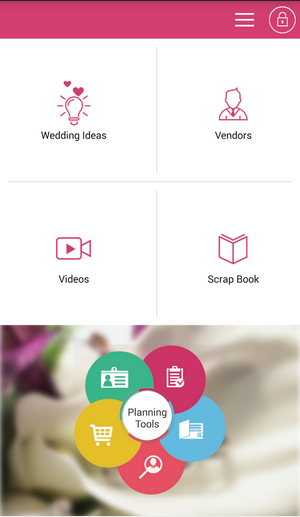 Planshaadi Android app Dashboard